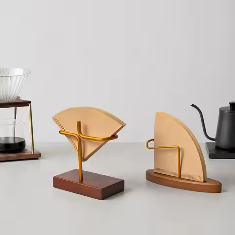 Cone Coffee Filter Holder Stand Coffee Filter Storage Coffee Filter Container for V60 Paper Coffee F