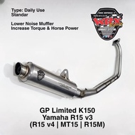 WRX EXHAUST YAMAHA R15 V3/MT15 GP low noise