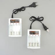 Smart Battery Power Charger 4-Slots Rechargeable Aa/Aaa Ni-Cd for 1.2V Separate Charging with US/EU 