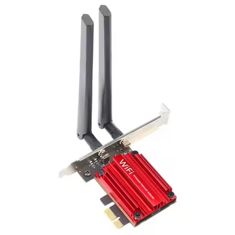 M67K-PCI-E Wifi6e Triple Band 5400Mbps Bluetooth 5.3 RTL8852CE Gigabit Wireless Network Card Adapter