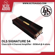 DLS Signature Series S4 - Class A/B Four Channel Amplifier 90W RMS X 4