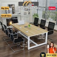 DREAM HOME 140CM/160CM/180CM Office Computer Desk Table Study Meja Komputer Dining Table 4/6 Seater