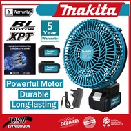 Makita 8-inch Portable Camping Fan Cordless Lithium Battery Fan 2-Speed Long-lasting Battery Mini Fa