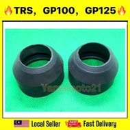 TRS / GP100 GP125 FRONT FORK OIL SEAL CAP DUST SEAL SET 2PCS FORK RUBBER GETAH DEPAN SUZUKI GP 125 1