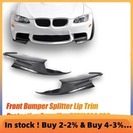 1 Pair Car Front Left & Right Lower Bumper Splitter Carbon Fiber Pattern Automotive Supplies for E90