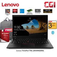 Lenovo ThinkPad T14s Laptop 14" AMD Ryzen 5 PRO 4650U Processor Window 10 Home 16GB RAM 512GB SSD (20UHS02400)