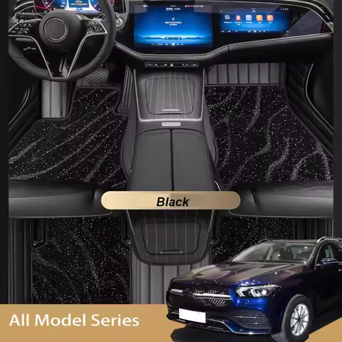 Custom Fit Double Layer For BMW I3(I01) I4(G26) I8(I12) Auto Carpets Leather Car Floor Mats Foot Acc