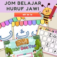 [ Softcopy | PDF ] Latihan Surih Huruf Jawi Alif Ba Ta