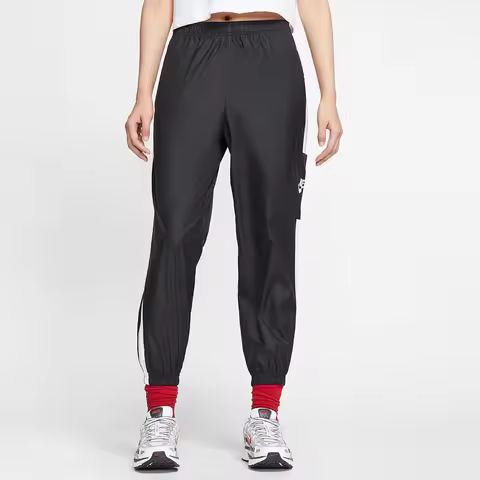 Nike Official Genuine 2025 New Women's Woven Cuffed Casual Sports Long Pants CJ7347-010