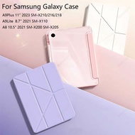 Y-fold Tablet Clear Cover for Samsung Galaxy Tab A9 Plus/A9+ 5G 11 Inch 2023 SM-X210/X216/X218 Smart
