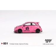 Mini GT ▶️851 Abarth 595 Pink