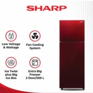 (KHUSUS BOGOR) KULKAS 2 PINTU SHARP SJ-246XG