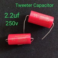 2 Biji 2.2uf 250v Tweeter Capacitor 2.2uf