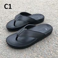 Dép kẹp nam da bò cao cấp trơn thanh lịch đơn giản C1