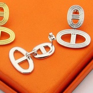 順豐包郵 💍  Hermes outlet earrings愛馬仕豬鼻子耳環耳釘