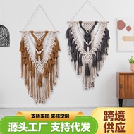 Hand-Woven Tapestry Bohemian Style Nordic Living Room Home Wall Decoration Tapestry Hand-Woven Tapes