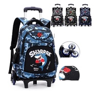 School Satchel With Wheels Kids School Rolling Backpack For Boys Trolley Luggage Bag School Trolley Bag School Wheeled Backpack