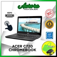 ( Acer Touch screen Chromebook Support Chrome Web Store Refurbished ) Acer 11 C720 ,2GB RAM 16GB SSD,11.6 INCH SCREEN
