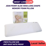 Jean Perry Long Shape Aloe Vera Memory Foam Pillow Jean Perry Pillow Neck and Shoulder Support Pillow长枕头