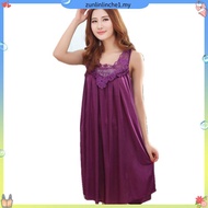 Baju Tidur Wanita  Plus Size M-5XL Piyama Loose Women's Sexy Sling Simulation Ice Silk Pajama Nightd