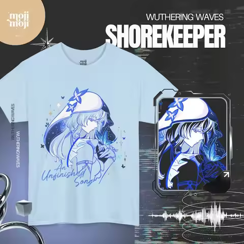 Shorekeeper Wuthering Waves Shirt Fan Merch Wuthering Gift for Gamers Gaming Shirt Streamer Shirt Ku