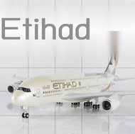 [Super Hot] Etihad Airways Airbus 380 Passenger Airplane Decorations 380 Etihad Etihad
