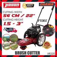 OGAWA XR220 173CC 22" Brush Cutter / Mesin Pemotong Rumput w/ Wheel & Handle