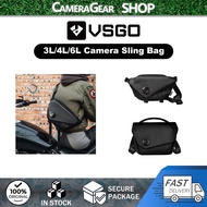 VSGO 3L/4L/6L Camera Sling Bag Waterproof Fashion Chest Crossbody Bag for Men & Women