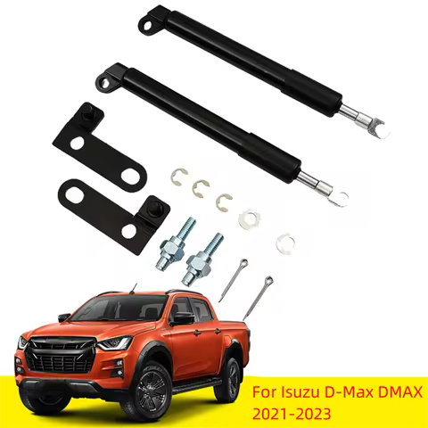 for Isuzu D-Max DMAX 2021-2023 Steel Rear Hood Struts Lift Supports Gas Spring Shocks Dampers Replac
