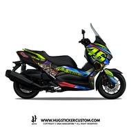 Hugsticker สติ๊กเกอร์ติดรถ สติ๊กเกอร์ XMAX 300 ลายรอสซี่ (Rossi 46)