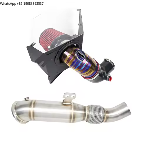 Wholesale for Toyota Supra A90 A91 V2 for BMW Z4 B58 3.0L 4'' Titanium Cold Air Intake and Race Down