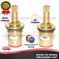 (SPARE PART) QUARTER TURN BRASS SPINDLE WITH CERAMIC VALVE SPARE PART FOR FAUCET WATER TAP VAGO BLIT