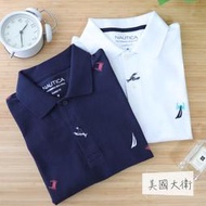 NAUTICA Polo衫 短袖 T恤 上衣 男 網眼 短T 帆船 衣服 t shirt【K25208】美國大衛