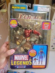 Toy Biz 生產的 Marvel Legends 系列9 Deathlok (死鎖) 連漫畫 （ 盒面有小小發黴）cnv $230