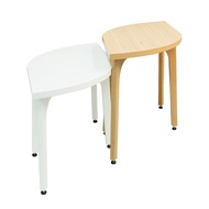 Koncept Furniture โต๊ะกลางไม้ล้วน KC-PLAY รุ่น LEAF-CF40 โอ๊ค สีโอ๊ค สีขาว