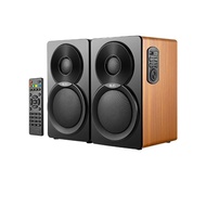 Bookshelf Speakers 60W Powered Bluetooth Home Theater Speaker-5 Inch Near Field Speaker-Support USB 3.5mm AUX in 2.0