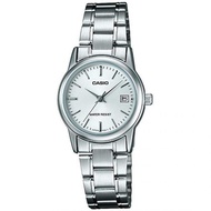 CASIO LTP-V002D-7A ANALOG DRESS VINTAGE Collection Stainless Steel Case Band Water Resistance LADIES / WOMEN WATCH
