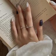 My.SO:: R42 Irregular Surface Adjustable Thin Ring