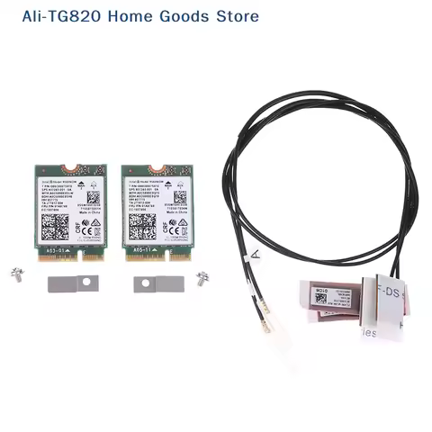 [TG820]9560NGW WiFi Card+Antenna 1733Mbps Wireless AC 9560 Dual Band 2.4G/5G BT 5.0 802.11Ac M.2 CNV