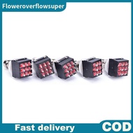 FSMY 5 pcs 3PDT 9-Pin Guitar Effects Stomp Switch Pedal Box Foot Metal True Bypass Jelly