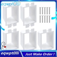 eQQ5PCS -2 Electrical Outlet Box Extenders with 10PCS Screws, 1-Gang Box Extender Outlet Box Extende