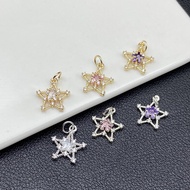 Pendant DIY Accessories Hollow Star Five-pointed Star