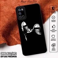 OPPO A52 Case OPPO A92/ - Softcase OPPO A92hp OPPO A52 Black Motif/ - Casing OPPO A52hp - Silicone O