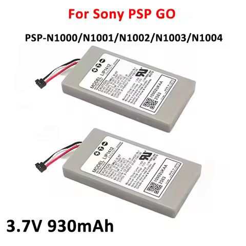 1pcs/2pcs 3.7V 930mAh Rechargeable Battery Pack for Sony PSP GO PSP-N1000/N1001/N1002/N1003/N1004 Ba