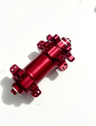 Đùm lẻ trước 24lỗ (căm thẳng ) màu đỏ đùm đĩa 6 ốc dành cho xe đạp