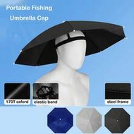 1pc 110g/3.9oz Portable Rain Hat Umbrella, Large Head-Mounted Umbrella, Fishing Cap, Sun Protection,