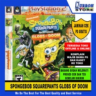 KASET DVD PS2 / PLAYSTATION 2  SPONGEBOB GLOB OF DOOM