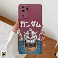 HP Casing Huawei P30hp | P30 Pro | P30 Lite | P40 | Latest P40 Pro Gundam Robot Motif - Huawei P40 P