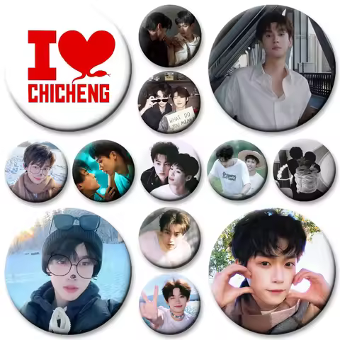 Revenged Love Enamel Pins Wu Suowei Chi Cheng Round Brooches Exquisite Handmade Badge for Backpack A