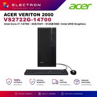 Acer Veriton 2000 VS2722G-14700 Desktop PC ( i7-14700 8GB 512GB SSD Intel W11 )